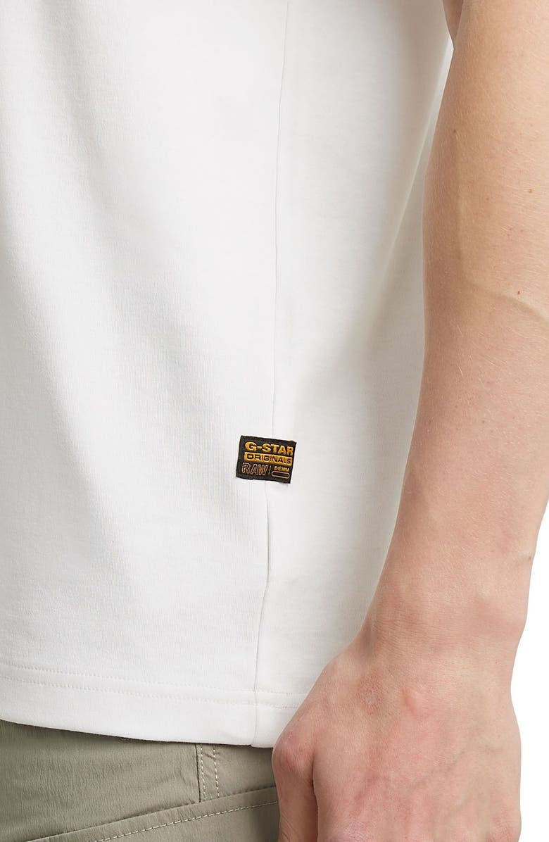 G-STAR Chest Logo Graphic T-Shirt, Alternate, color, White