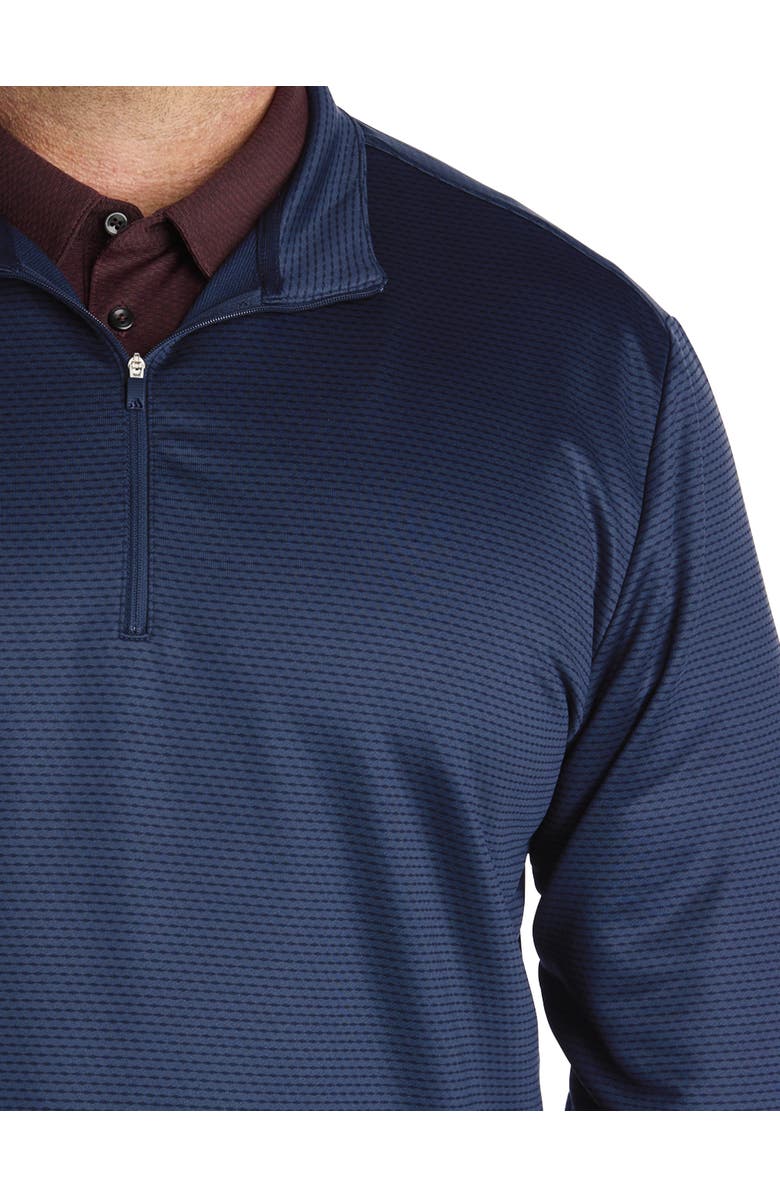 adidas Big & Tall 1/4-Zip Performance Pullover V2, Alternate, color, Collegiate Navy