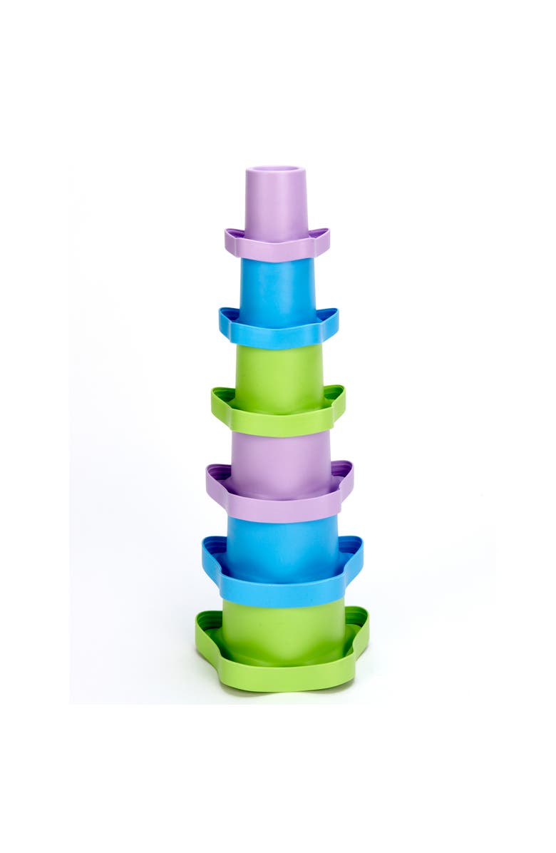 Green Toys My First Stacking Cups, Alternate, color, Multicolored