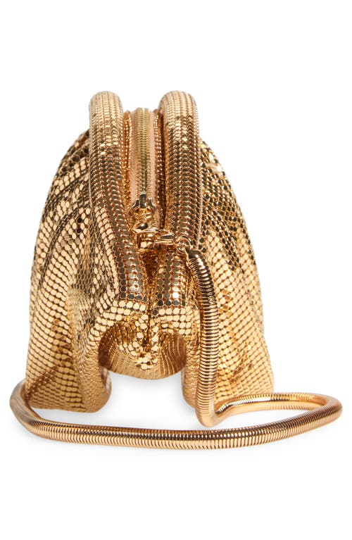 Rabanne Chain Mail Clutch In Gold