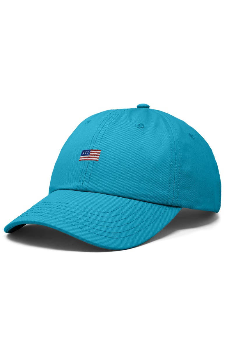 Dalix USA Flag Dad Cap, Alternate, color, Royal Blue