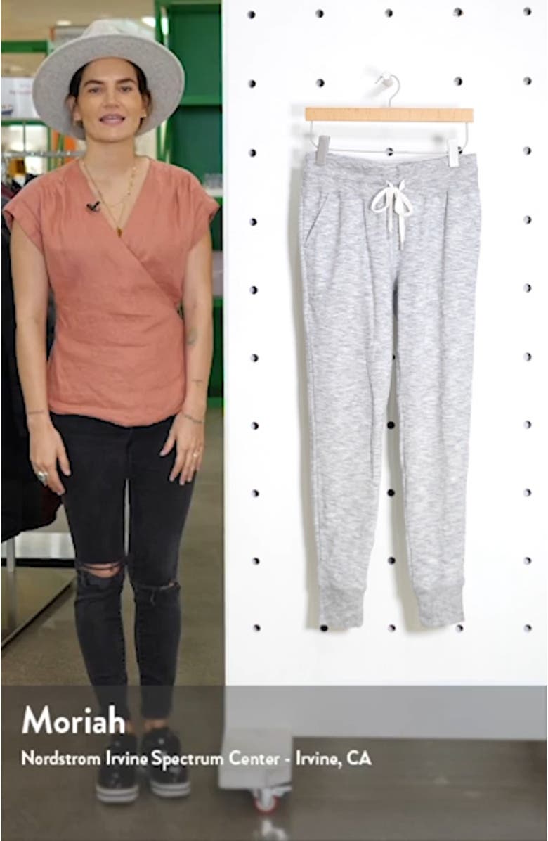 Peaceful High Waist Pocket Slim Joggers, sales video thumbnail