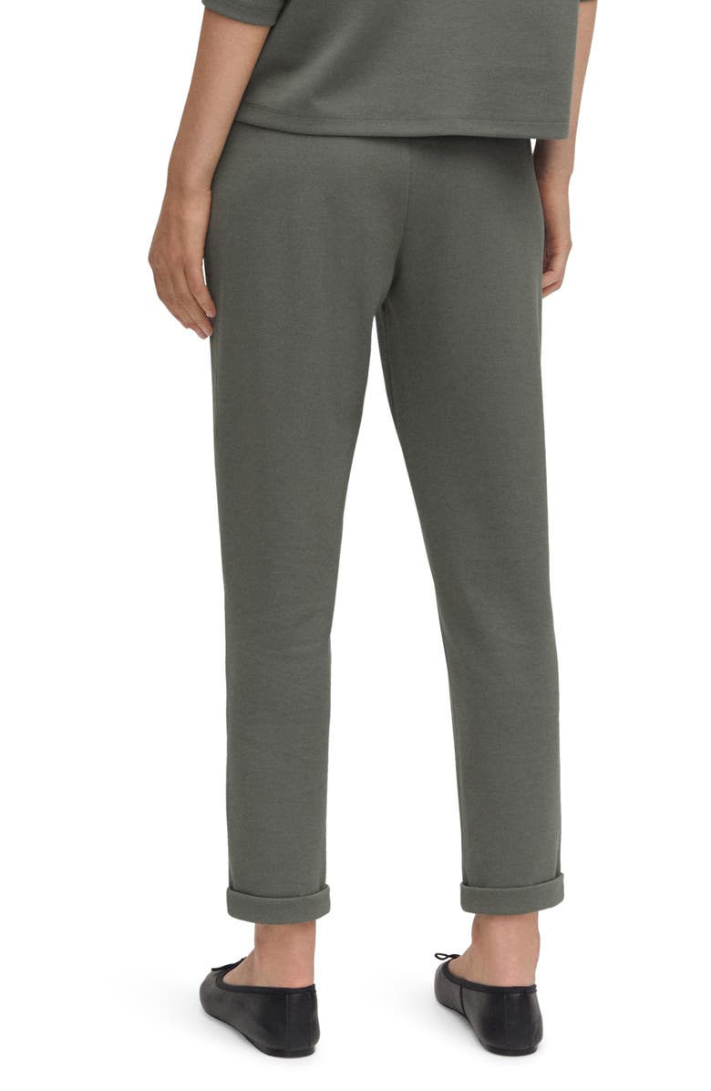 MANGO Cuffed Seam Detail Lounge Pants, Alternate, color, 