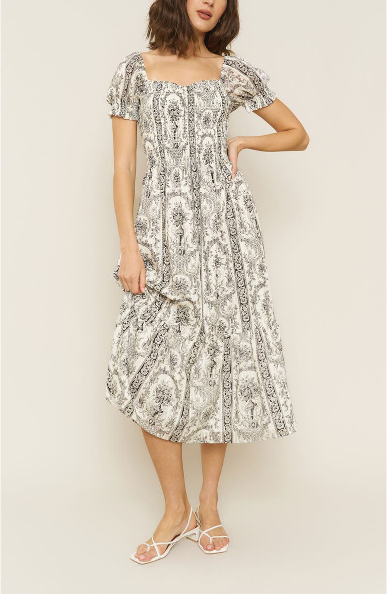 Whimsy + Row Harper Dress, Main, color, Venetian Print