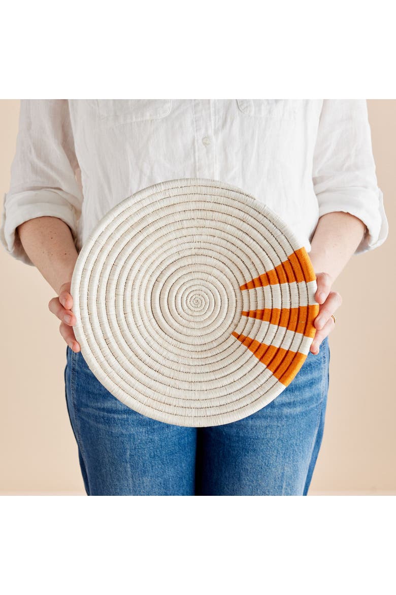 Moja Orange Wall Basket, Main, color, Natural