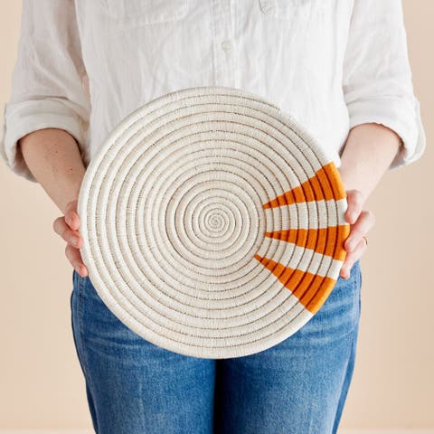 Moja Orange Wall Basket