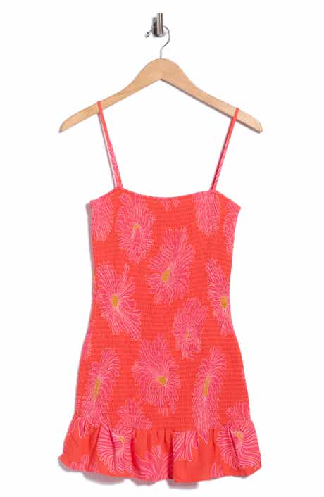 Zephyra Smocked Cover-Up Dress