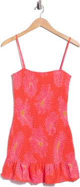 Maaji Zephyra Smocked Cover-Up Dress