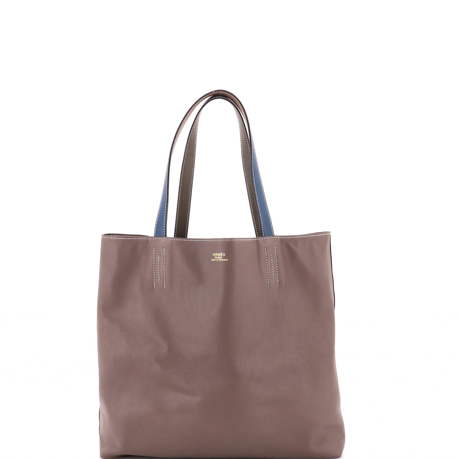 Double Sens Tote Veau Sikkim 45, Alternate, color, Grey