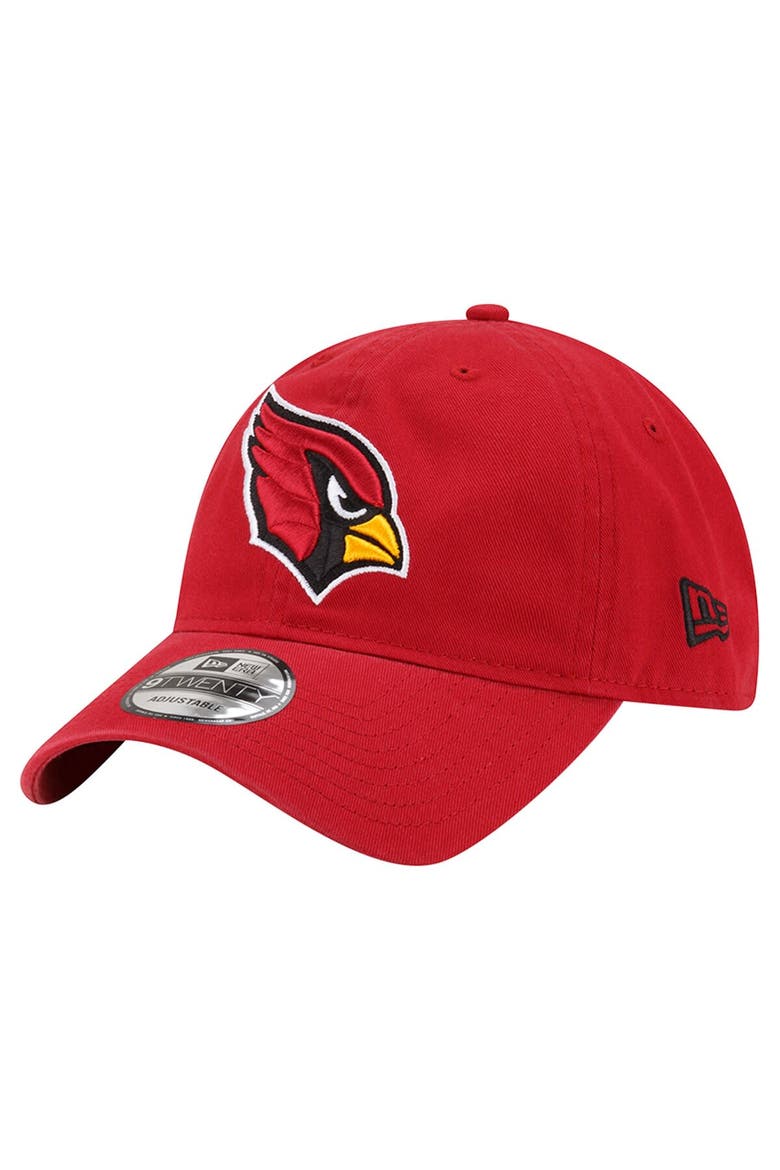 Men's New Era  Cardinal Arizona Cardinals Distinct 9TWENTY Adjustable Hat, Alternate, color, Cardinal