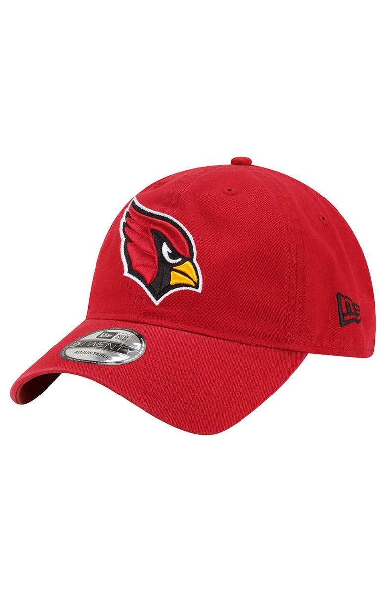 New Era Men's New Era Cardinal Arizona Cardinals Distinct 9TWENTY Adjustable Hat, Alternate, color, Cardinal