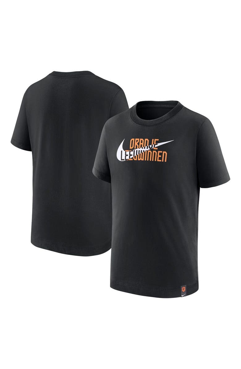 Nike Men's Nike Black Netherlands National Women's Team Swoosh T-Shirt, Alternate, color, 