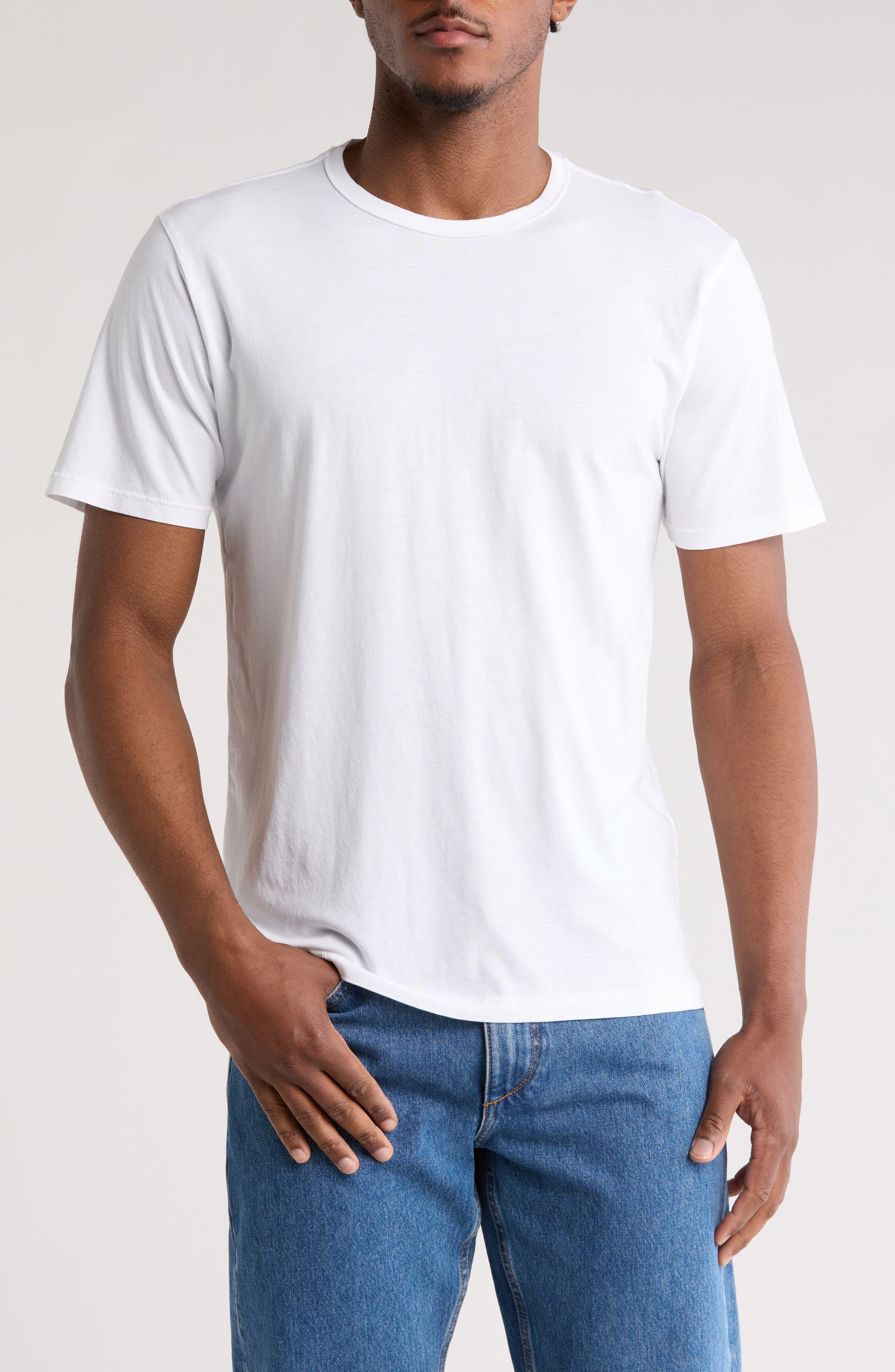 rag & bone Crewneck Cotton Blend T-Shirt