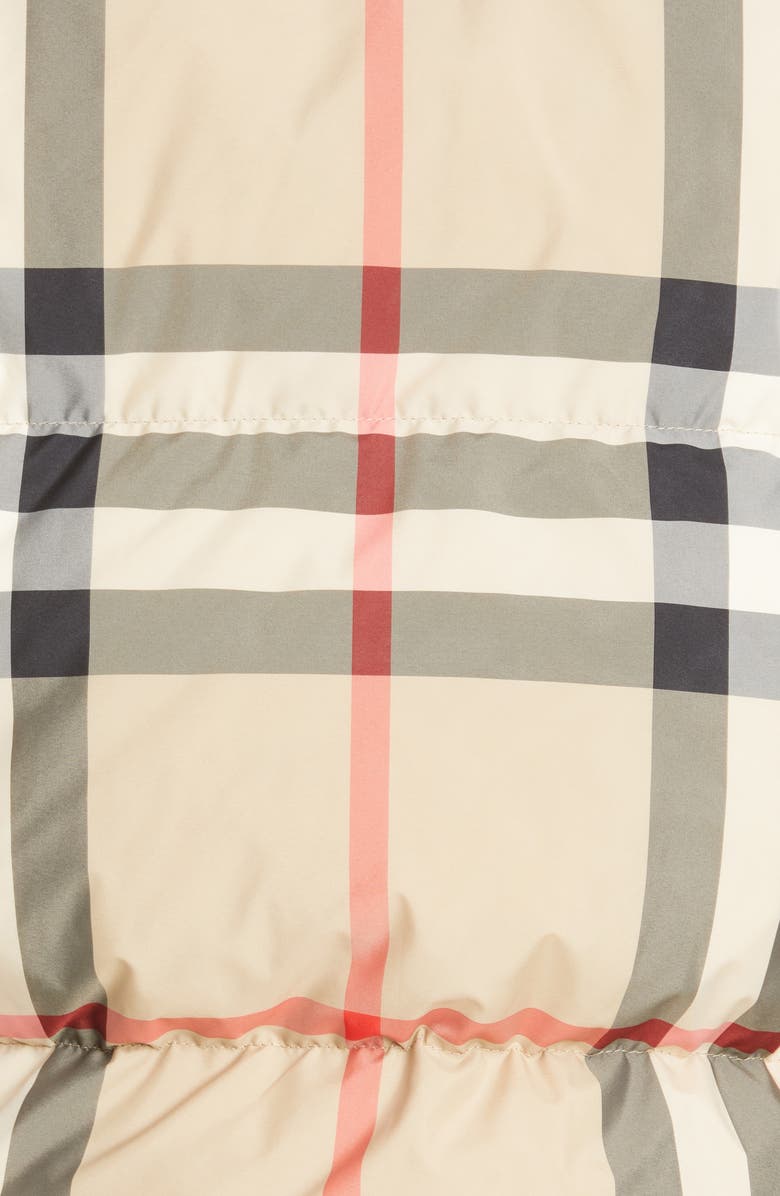 Burberry Alshamar Check Down Puffer Jacket, Alternate, color, 