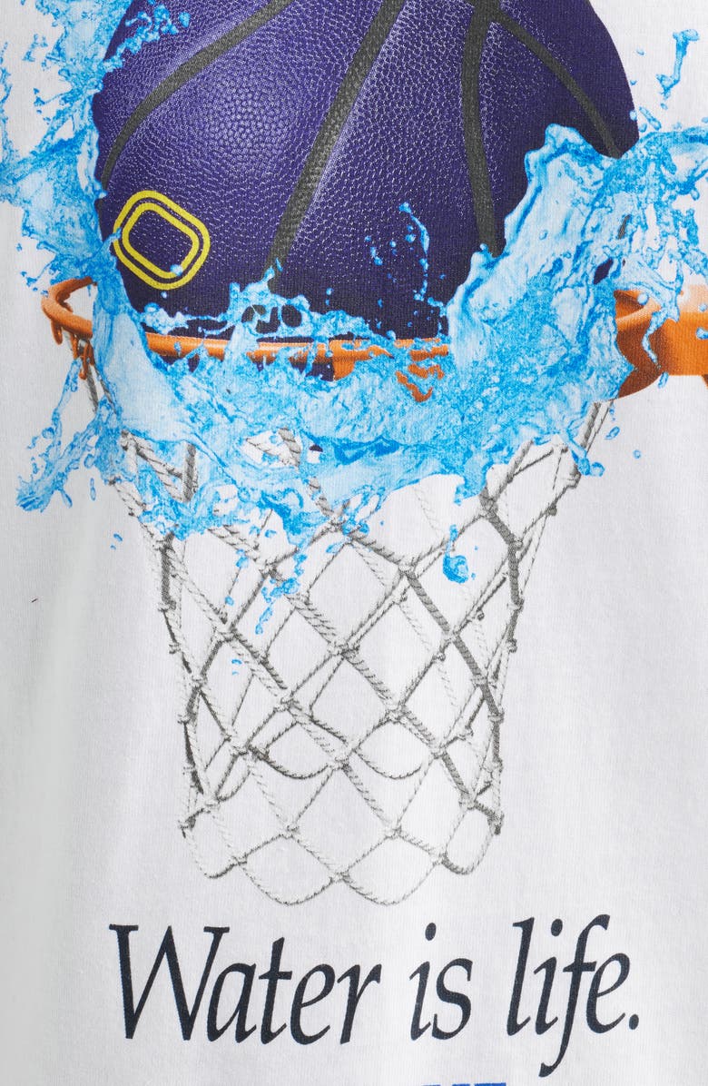 OVERTIME Splash Graphic T-Shirt, Alternate, color, White