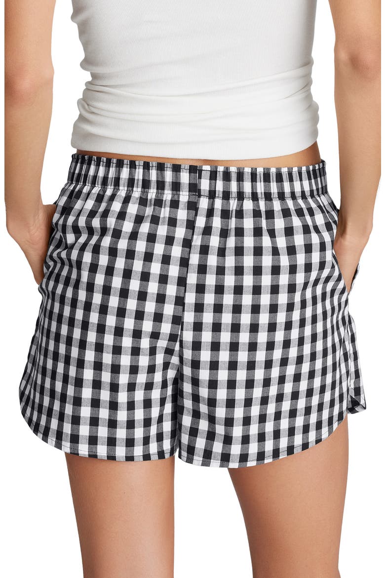 Woven Lounge Boxer Shorts, Alternate, color, BLACK