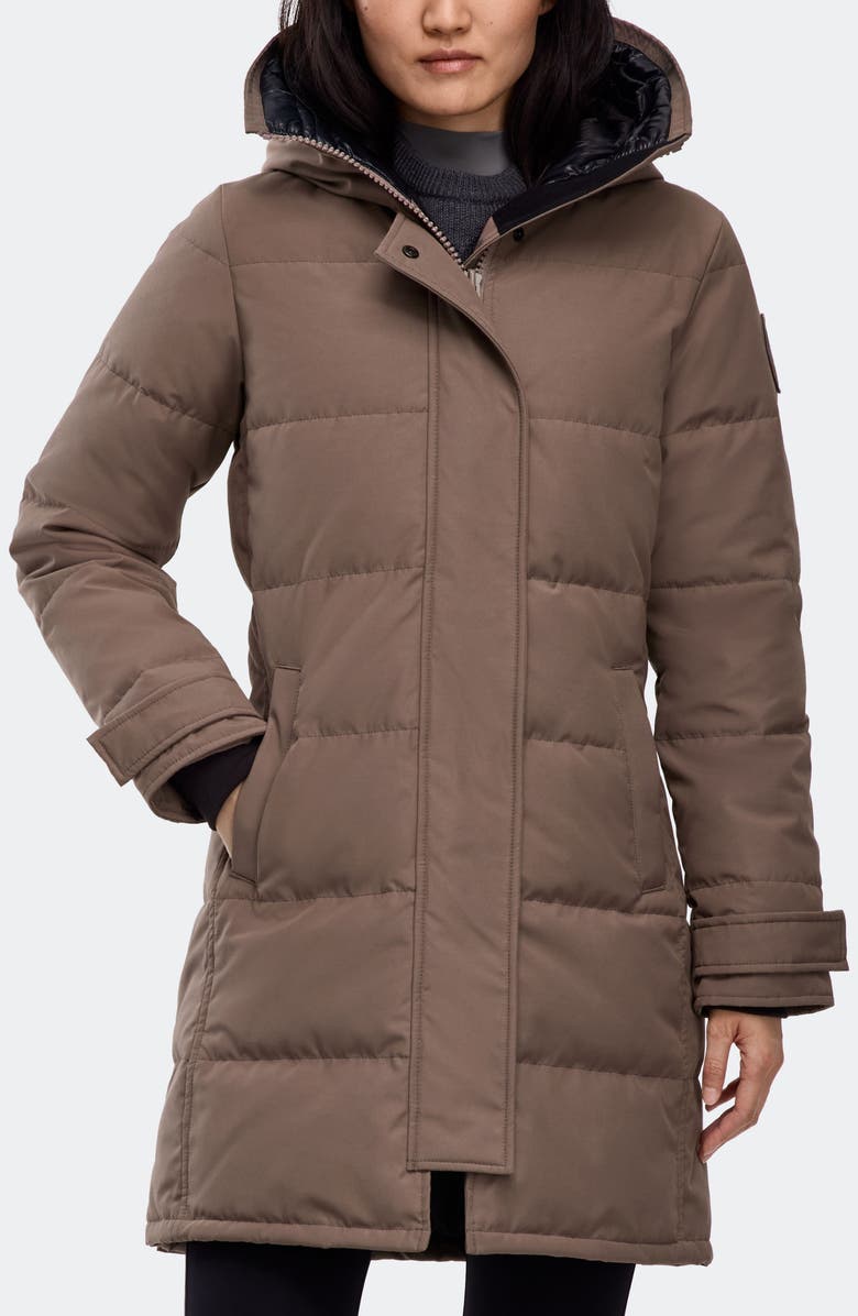 Canada Goose Shelburne Recycled Nylon 625 Fill Power Down Parka, Main, color, Taupe Grey