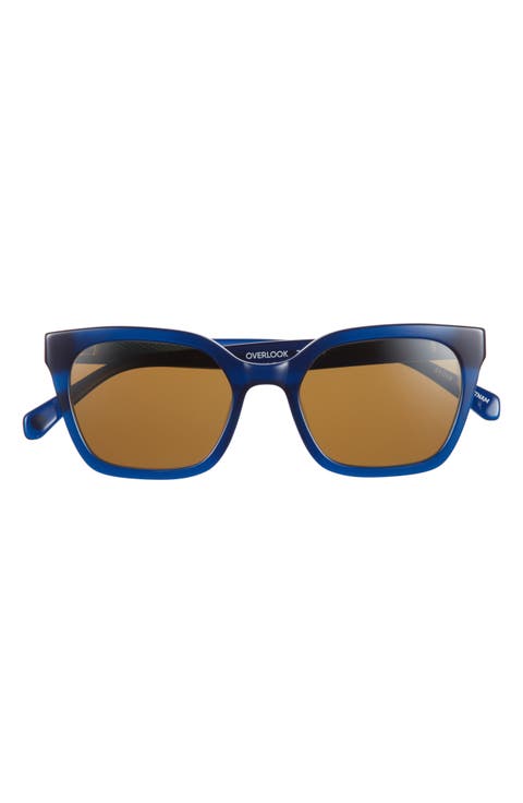 Overlook 50mm Polarized Cat Eye Sunglasses (Average)