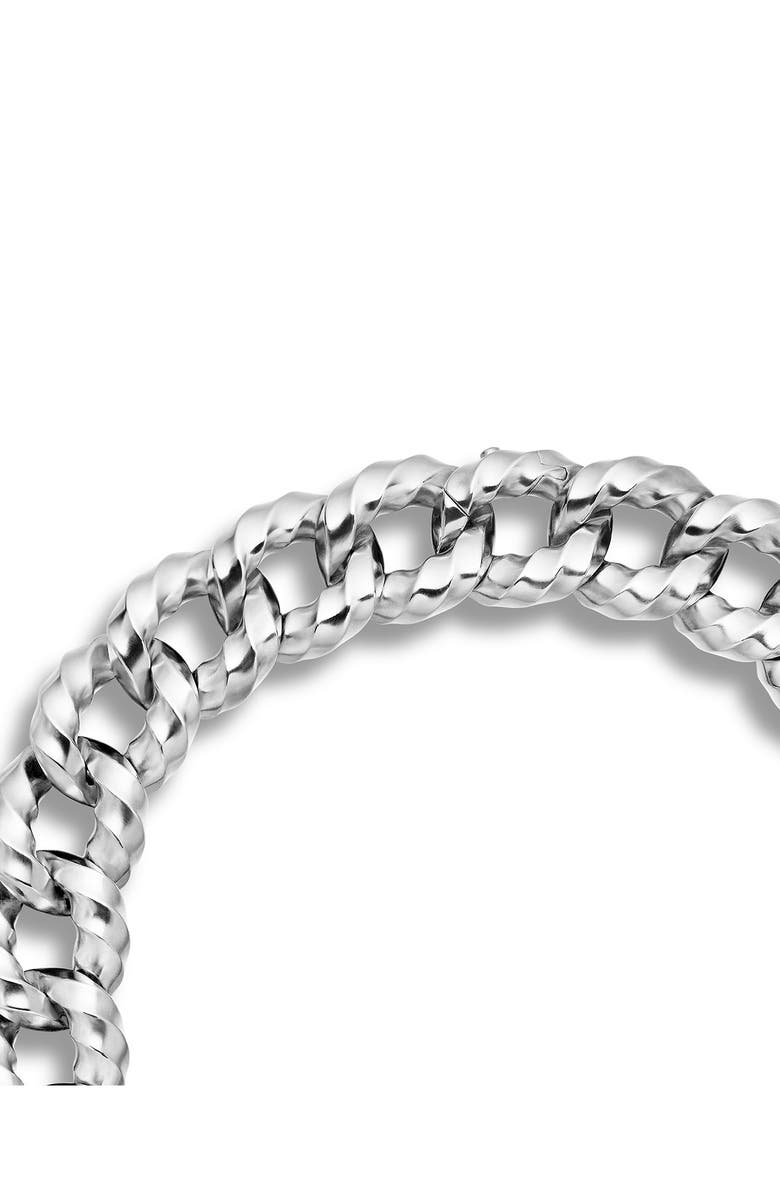 David Yurman Cable Edge<sup>™</sup> Curb Chain Necklace in Recycled Sterling Silver, Alternate, color, Sterling Silver