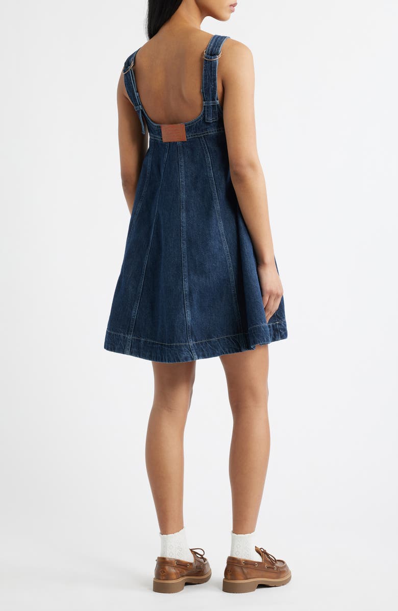 Damson Madder Immy Denim Minidress, Alternate, color, Blue