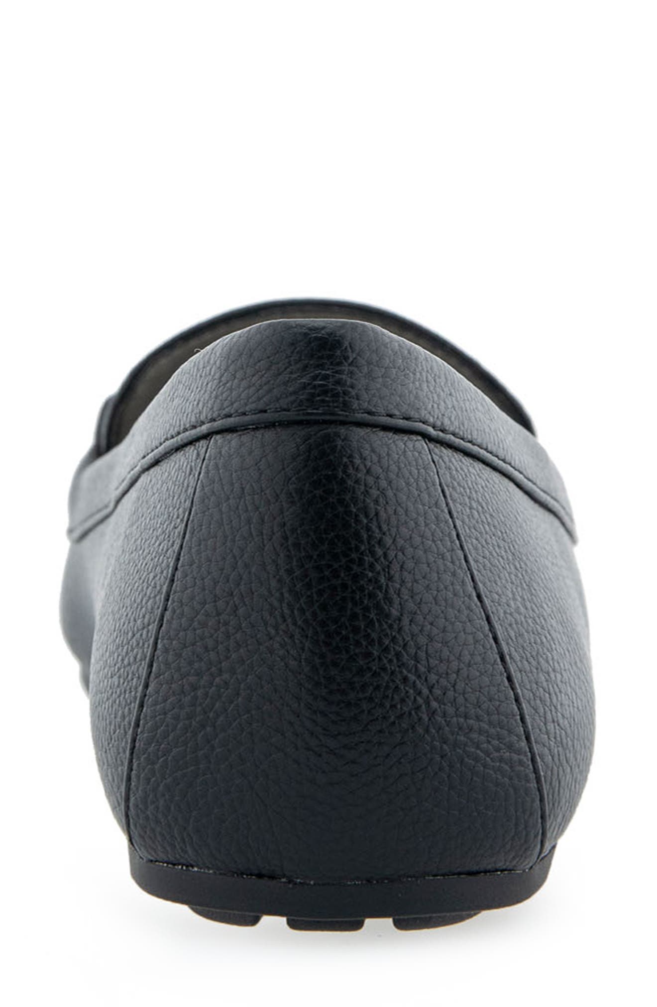 Aerosoles Denver Buckle Loafer, Alternate, color, Black Pu