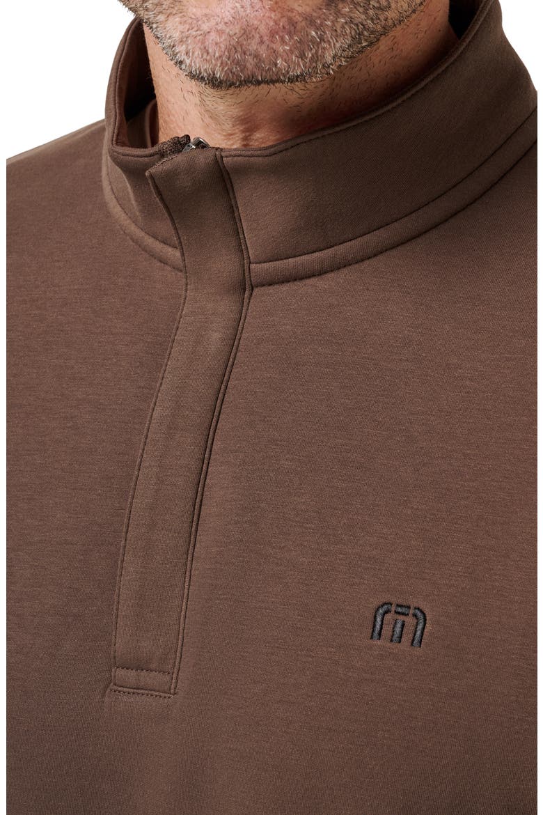Cloud 2.0 Quarter Zip Pullover, Alternate, color, CHOCOLATE BROWN
