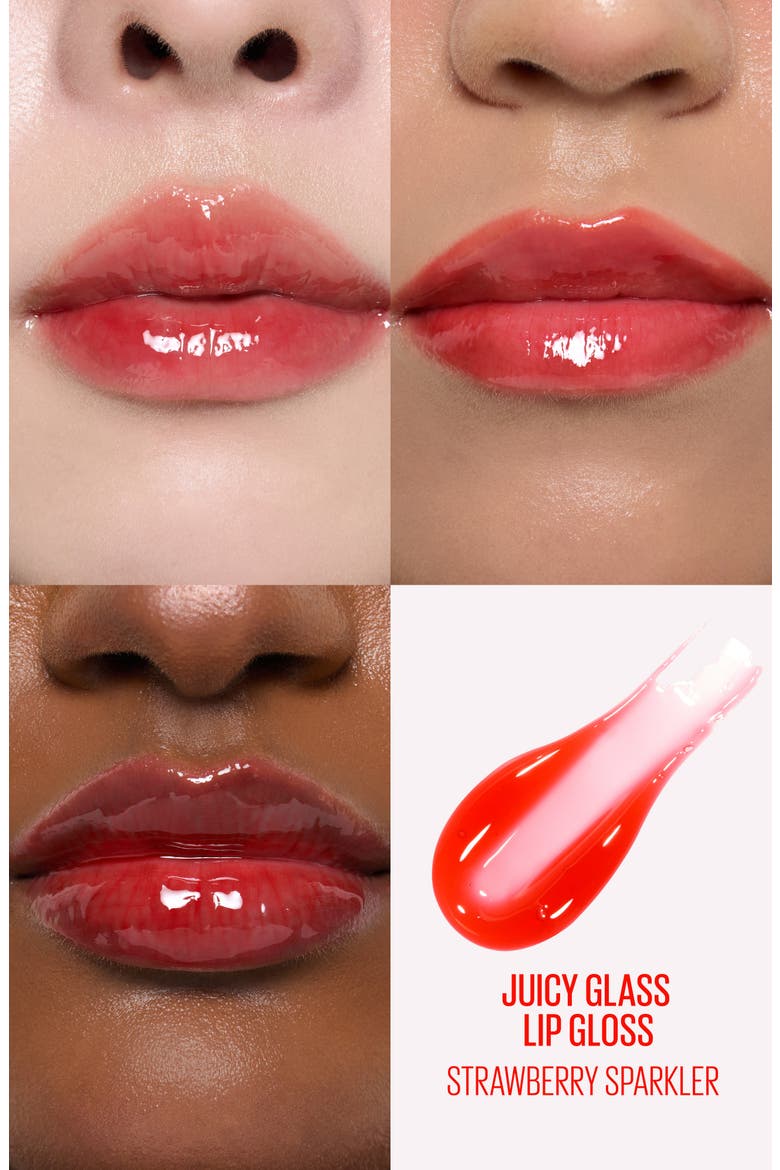 Juicy Glass Instant Hydrating & Plumping Lip Gloss, Alternate, color, STRAWBERRY SPARKLER