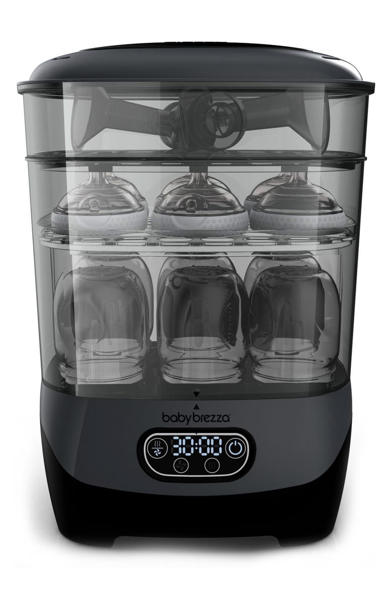 BABY BREZZA One Step Bottle Sterilizer/Dryer Advanced, Main, color, Charcoal