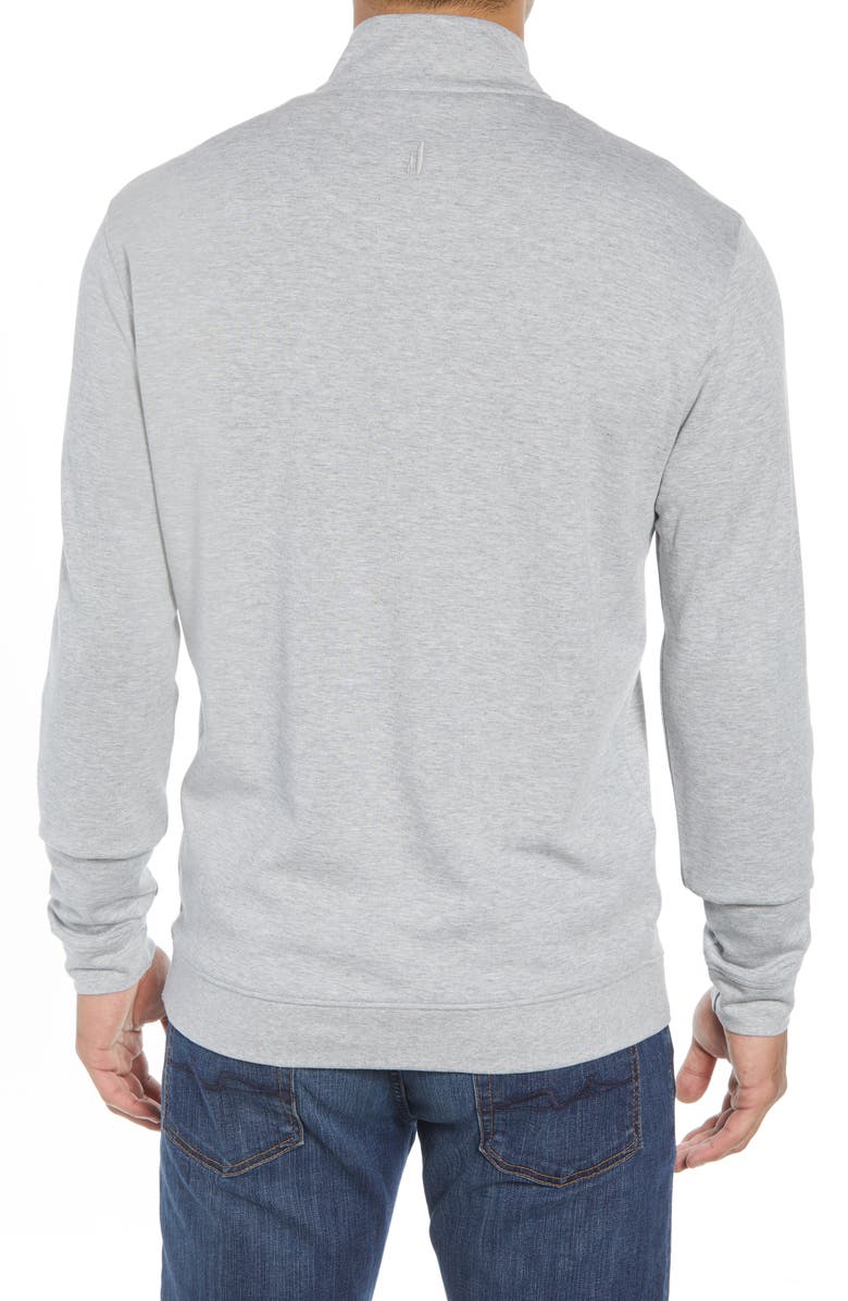 johnnie-O Sully Quarter Zip Pullover, Alternate, color, Light Grey