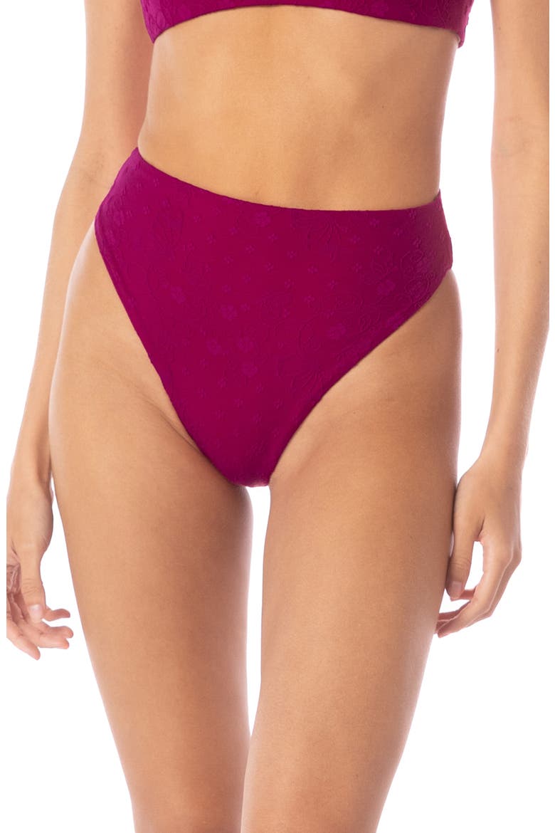 Sully High Waist Reversible Bikini Bottoms, Main, color, PINK