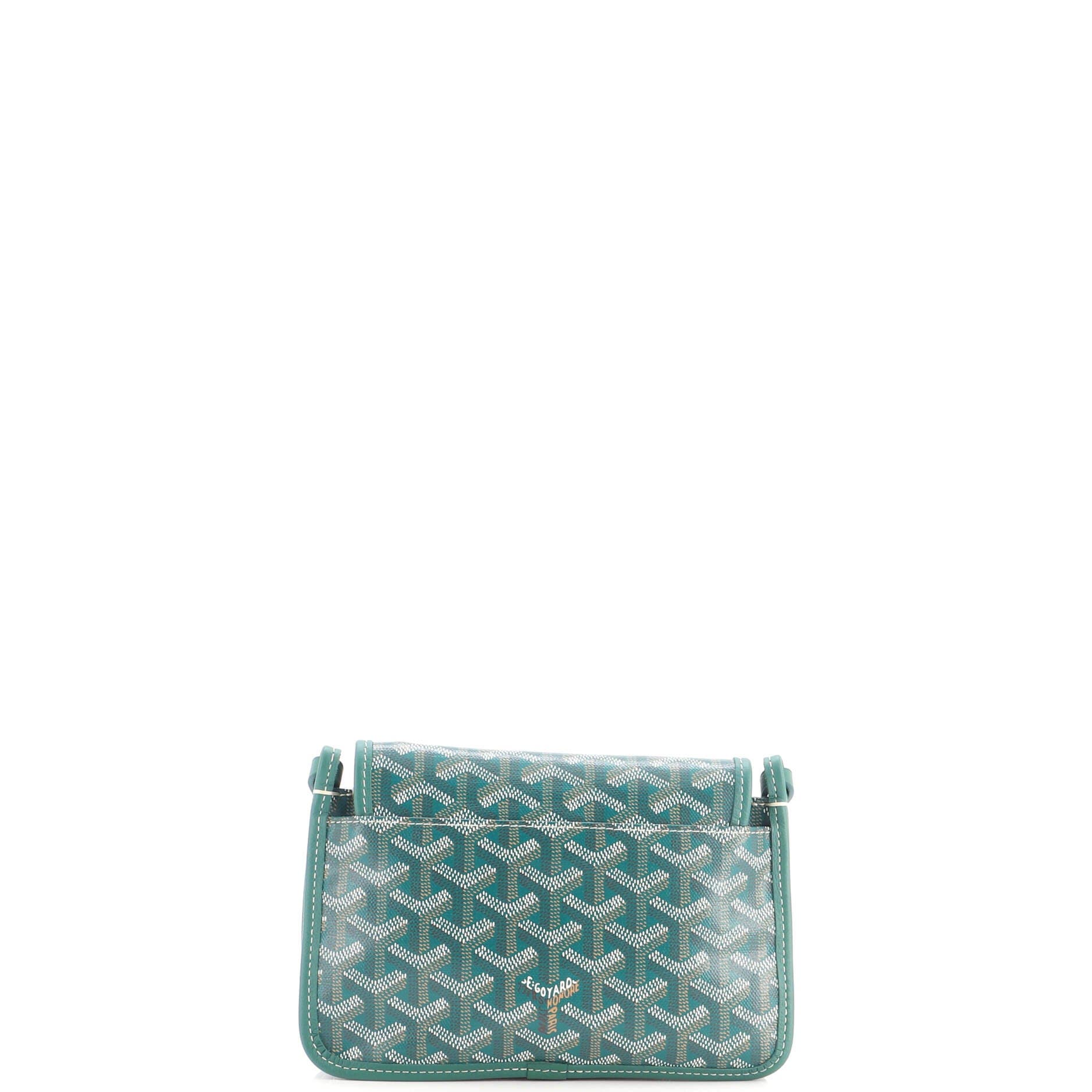 Plumet Clutch Wallet Coated Canvas, Alternate, color, Green