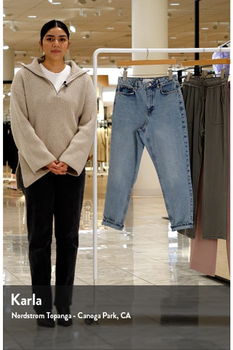 High Waist Tapered Mom Jeans video