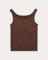 Fortela Claire Wide Ribbed Jersey Tank Top
