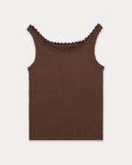 Fortela Claire Wide Ribbed Jersey Tank Top