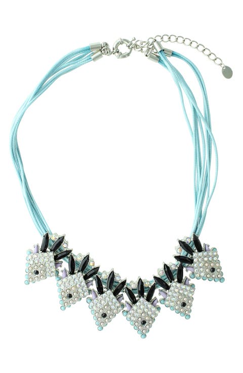 Frost and Ice Crystal Choker Necklace
