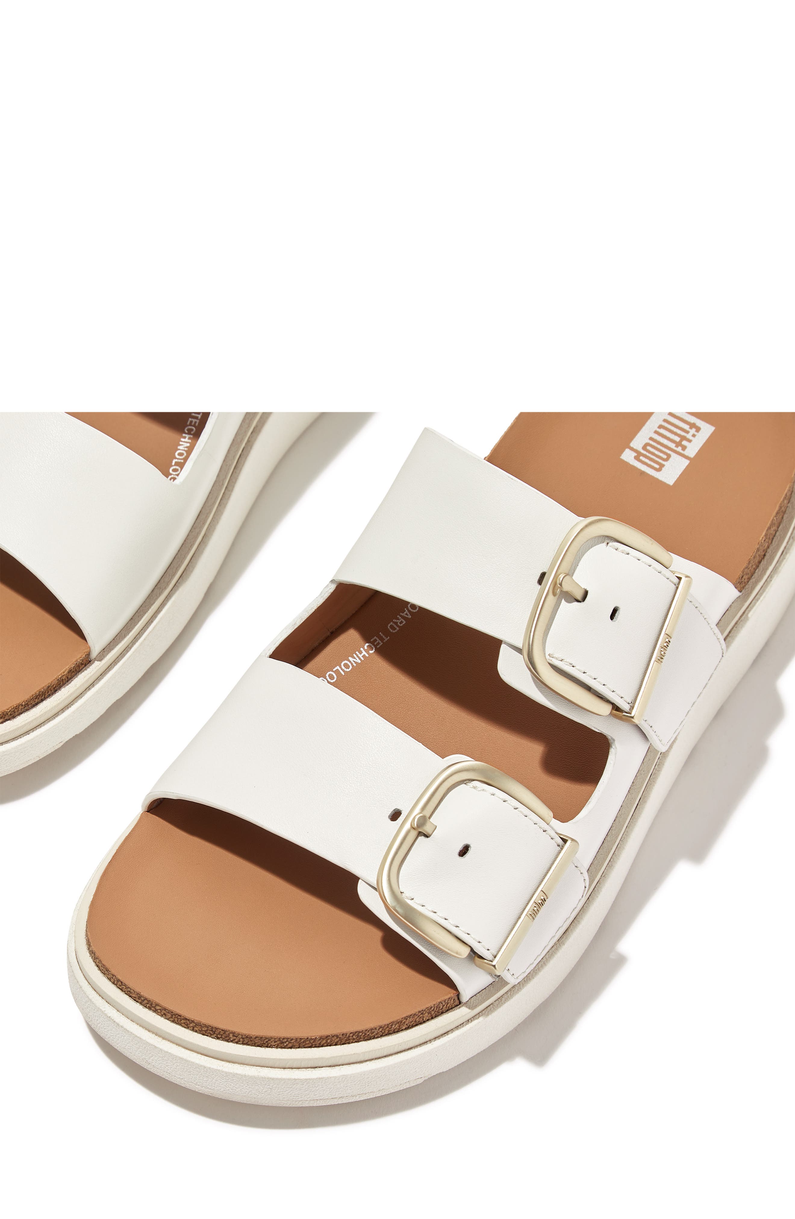 FitFlop Gen-FF Buckle Platform Sandal, Alternate, color, Urban White