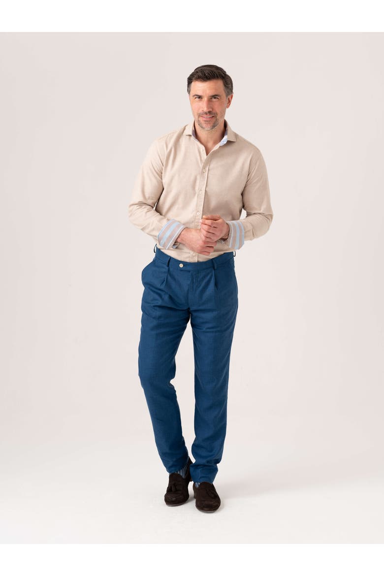 Cotton Cashmere Long Sleeve Shirt, Alternate, color, Sand