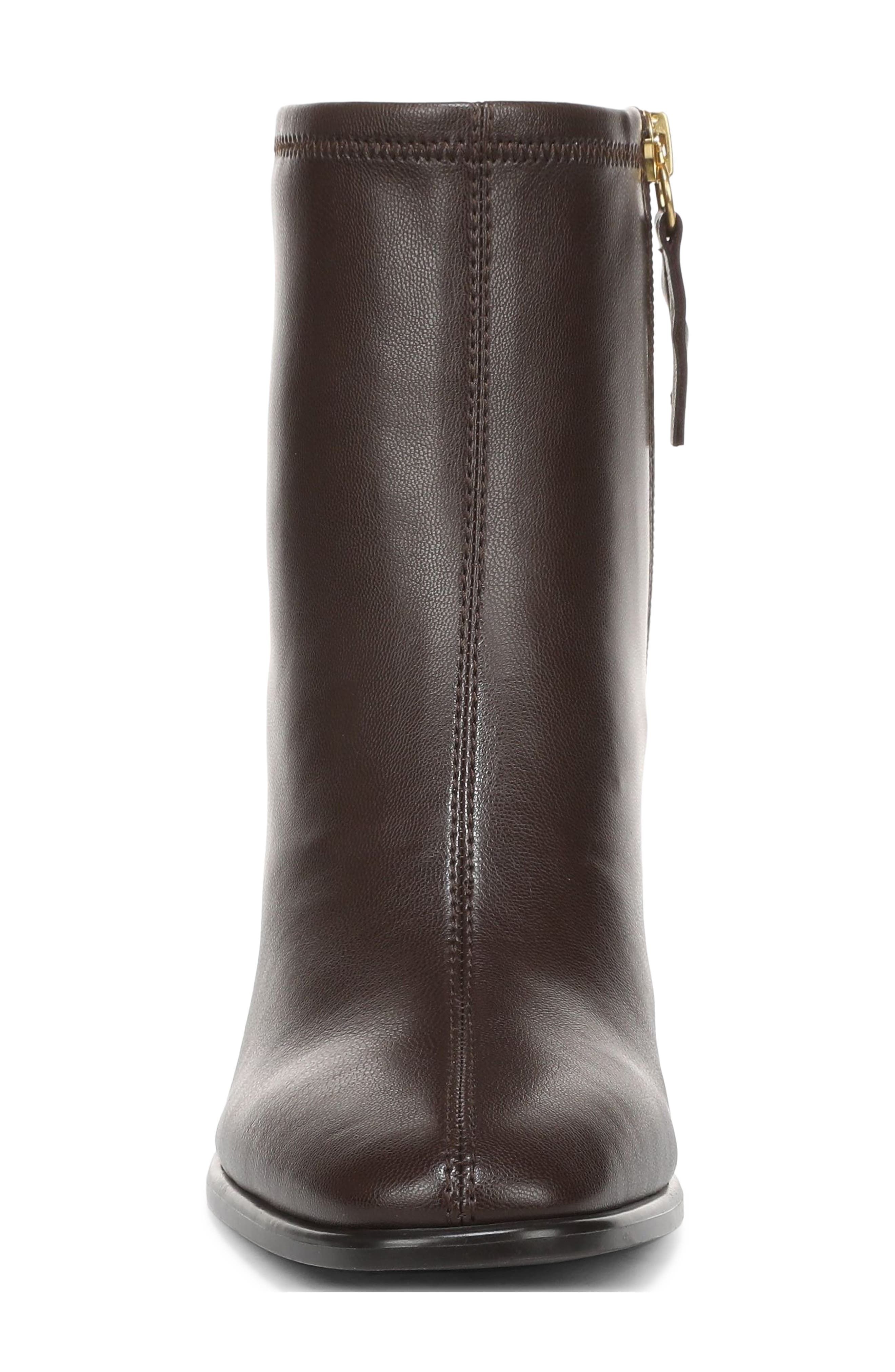 Akemi Faux Leather Bootie, Alternate, color, BROWN