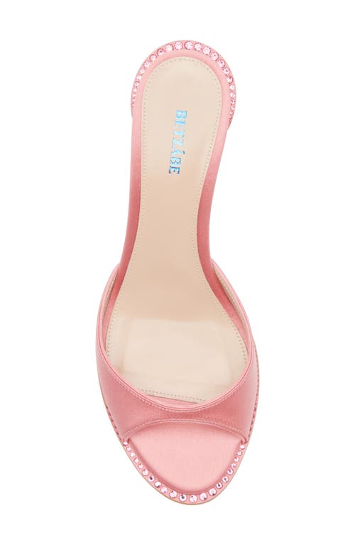 Betzábe Jenni Crystal Embellished Sandal In Flamingo Satin
