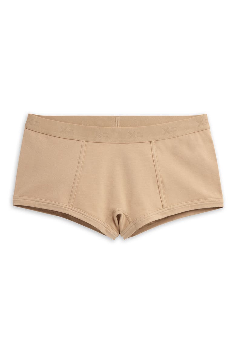 Stretch Modal Boyshorts, Alternate, color, CHAI