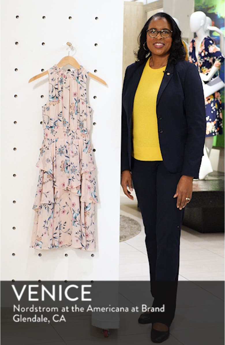 Floral Ruffle A-Line Dress, sales video thumbnail