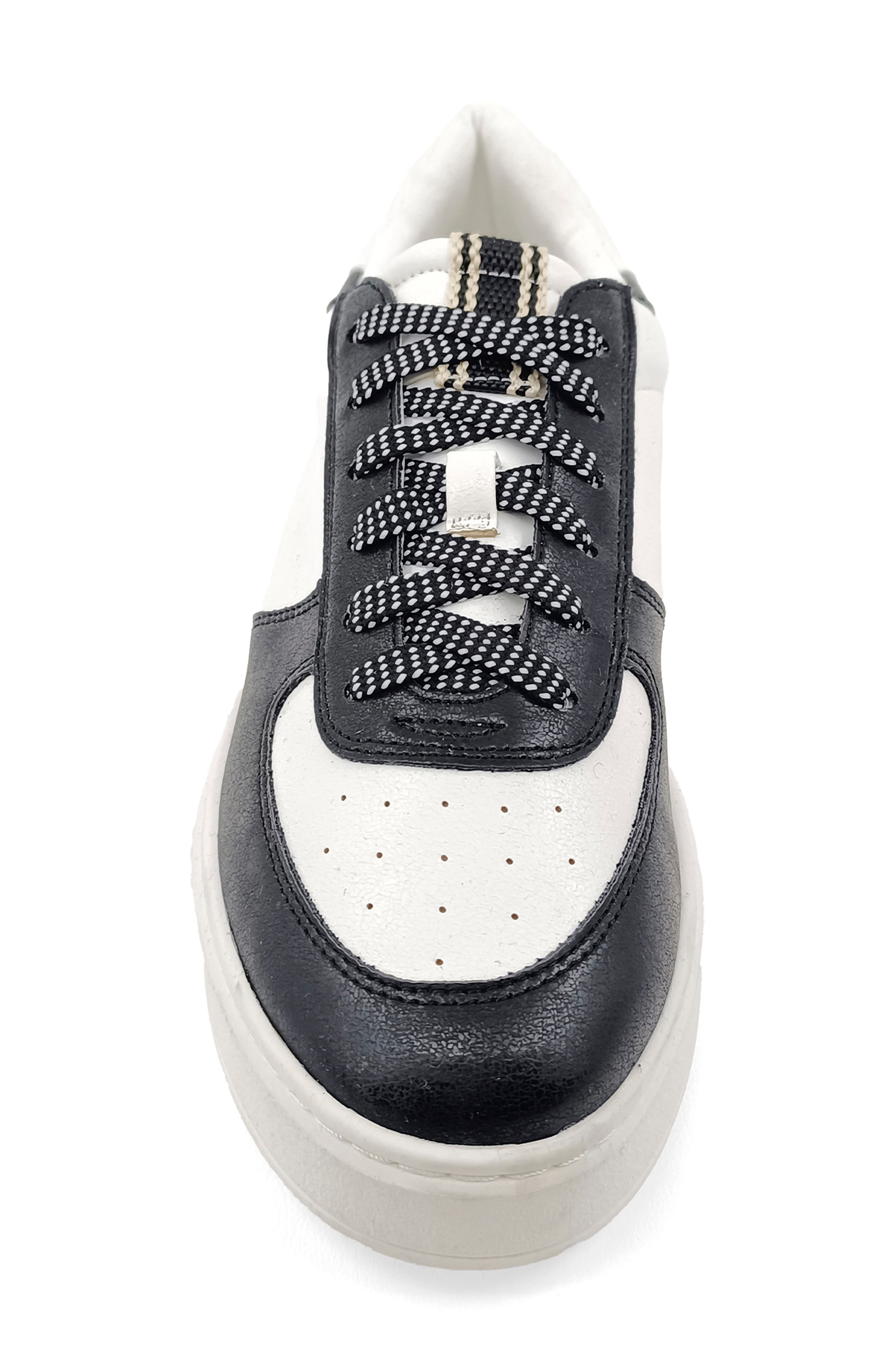 SHUSHOP Shirley Platform Sneaker, Alternate, color, Black