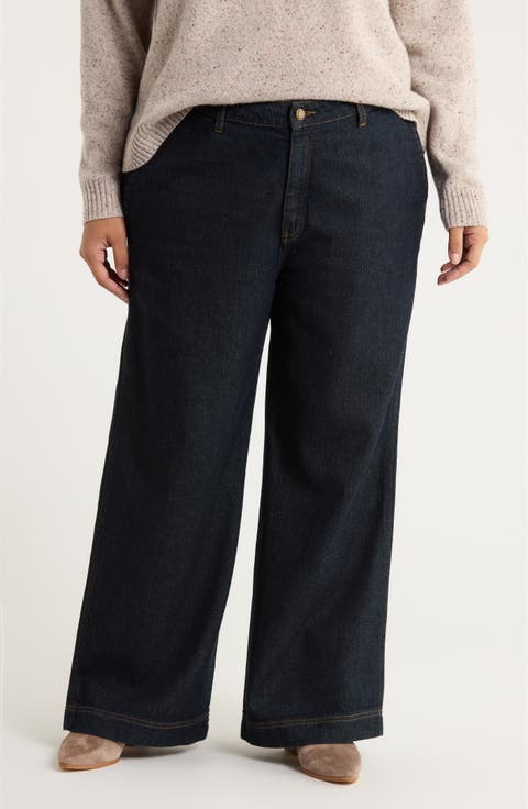 Sennen Cove Wide Leg Jeans (Plus)