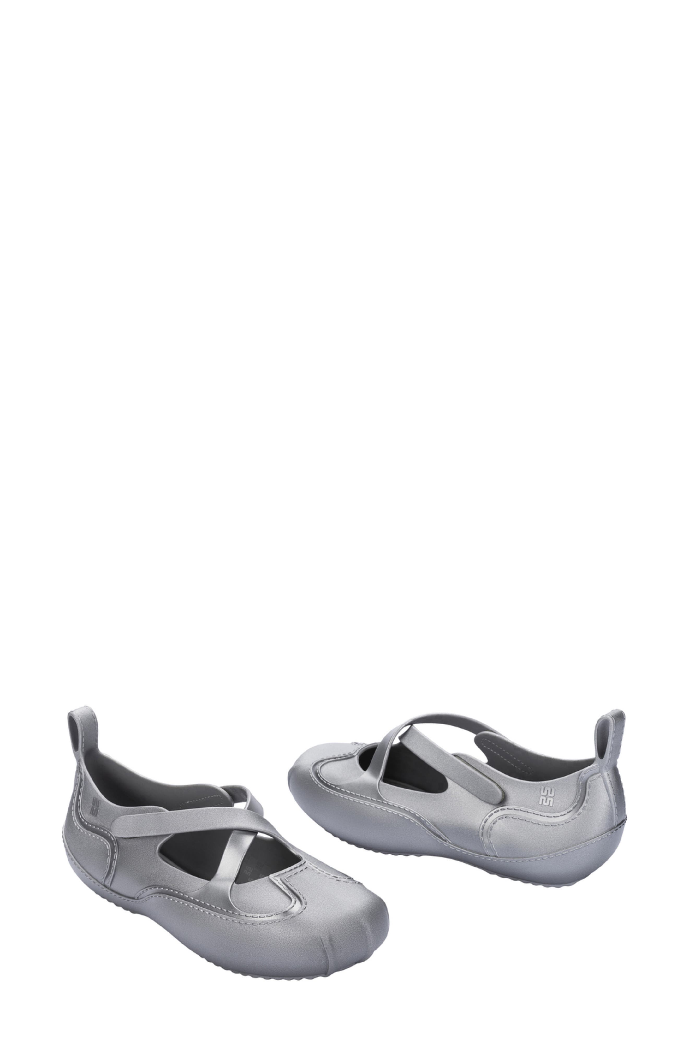 Aira Water Resistant Mary Jane Sneaker, Alternate, color, SILVER