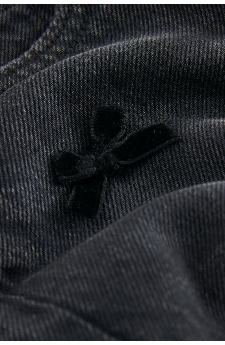 NEXT Kids' Bow Applique Jeans, Alternate, color, Grey