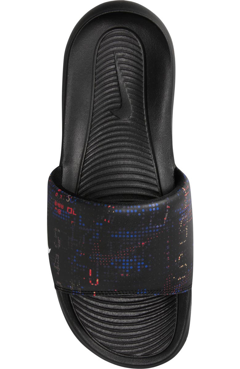 Nike Victori One Sport Slide, Alternate, color, Black/ White/ White