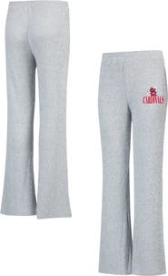 CONCEPTS SPORT Women's Concepts Sport Gray St. Louis Cardinals Juniper Rib Knit Flare Sleep Pants