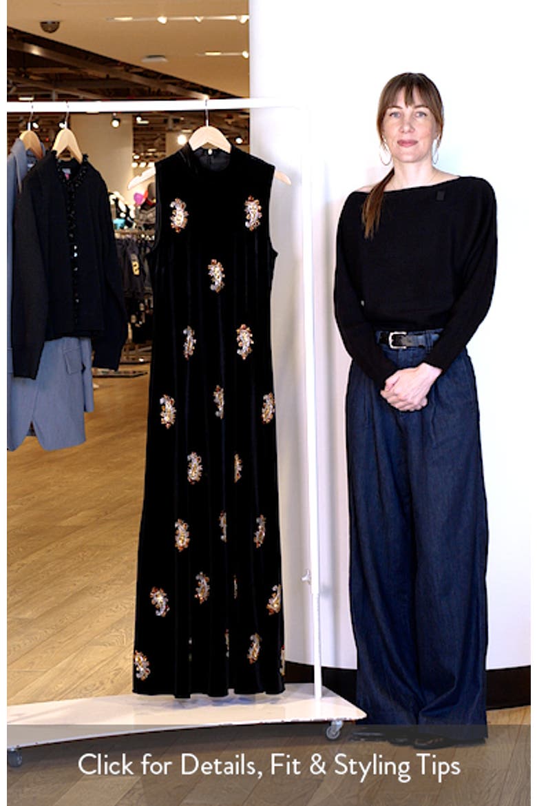 The Vani Velvet Maxi Dress video