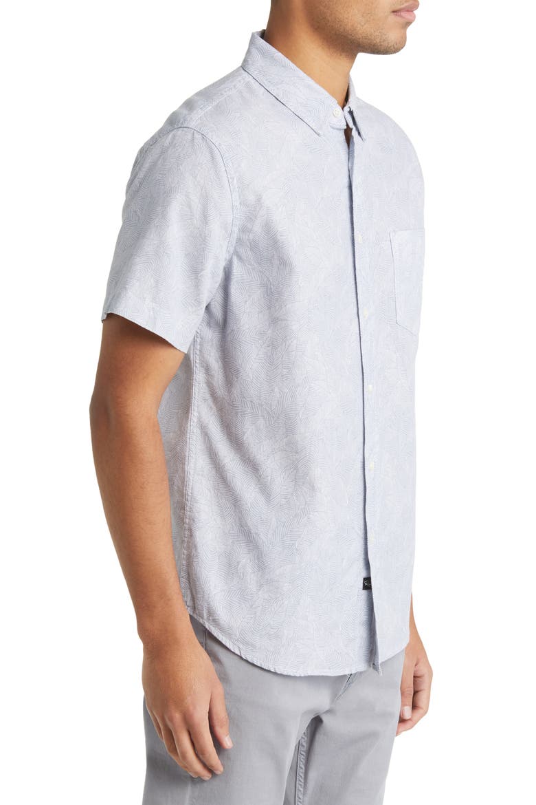 Fairfax Short Sleeve Button-Up Shirt, Alternate, color, AMAZON SUN BLUE