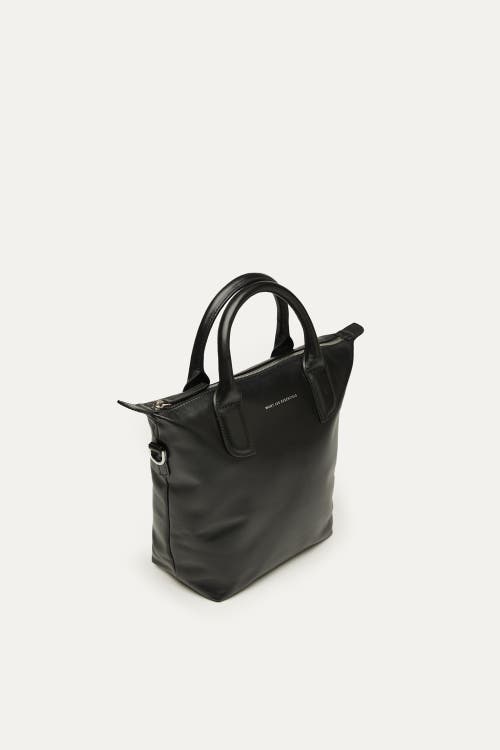 Want Les Essentiels De La Vie Want Les Essentiels Petit O'hare Smooth Leather Tote In Black